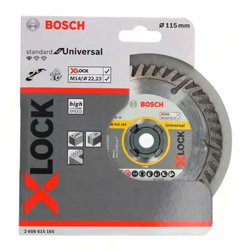 Disco Diamantado X-Lock Segmentado Bosch Standard Universal
