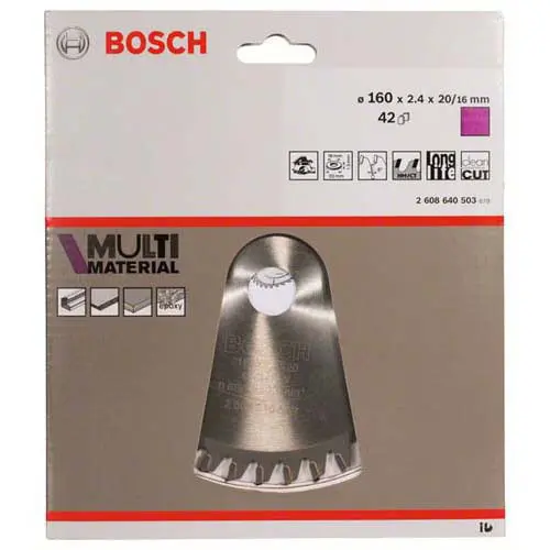 Disco Pastilhado Multimaterial ø190mm 54 Dentes Bosch Multi Material 2608640509