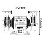 Esmerilhadora Dupla 350W Bosch GBG 35-15 060127A300