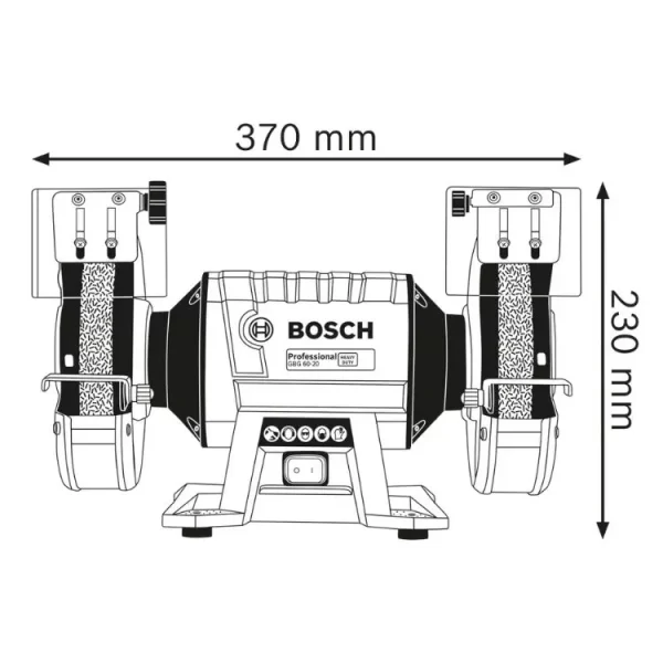 Esmerilhadora Dupla 600W Bosch GBG 60-20 060127A400