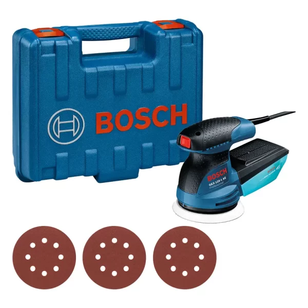 Lixadora de Disco Excêntrica 250W ø125mm Bosch GEX 125-1 AE 0601387504