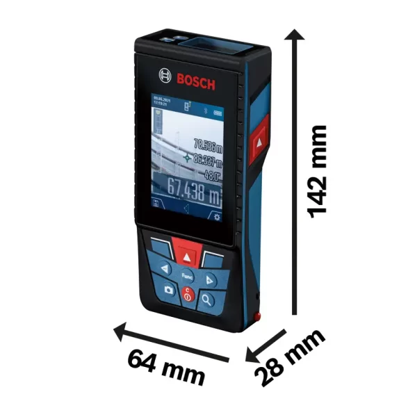 Medidor de Distâncias Laser 150m com Bluetooth Bosch GLM 150-27 C 0601072Z00