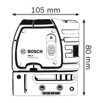 Nível Laser Auto 3 PONTOS Bosch GPL 3 0601066N00
