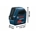 Nível Laser de Linhas Auto de 10m Bosch GLL 2-10 0601063L00