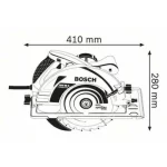 Serra Circular Manual 2200W ø235mm 85mm Bosch GKS 85 G 060157A900