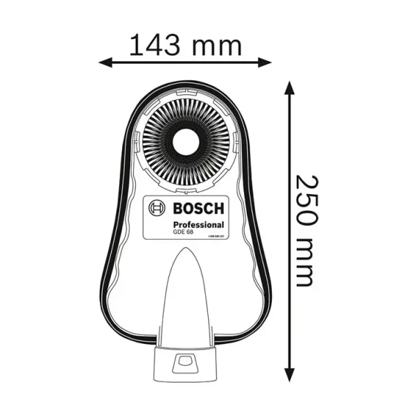 Sistema de Aspiração de Pó para furos de grande Diâmetro Bosch GDE 68 1600A001G7
