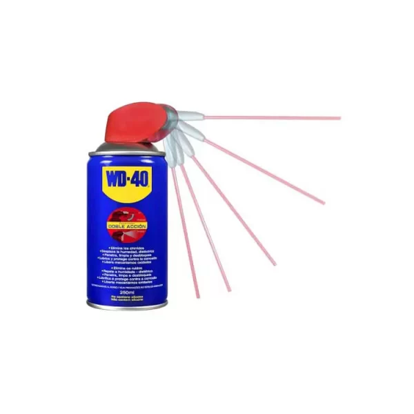 Spray Penetrante/Lubrificante 250+40ml Bico Duplo WD-40 Multi-Uso Dupla Ação 34965/9