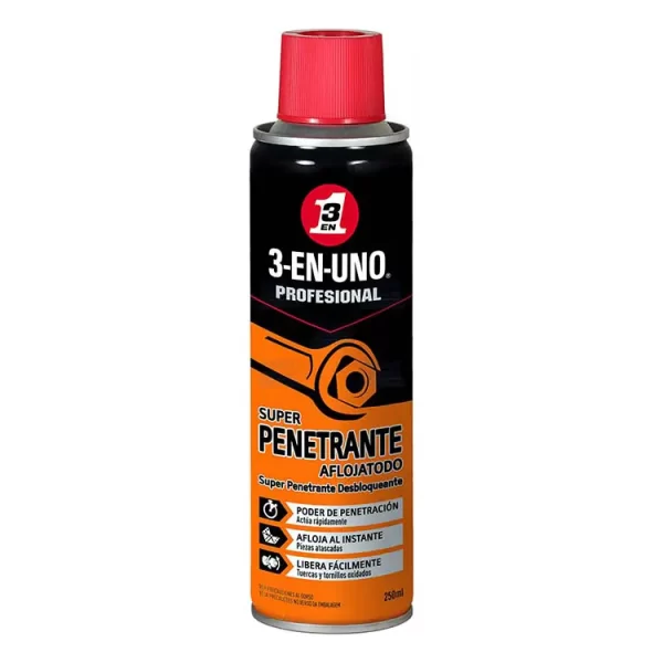 Spray Super Penetrante Desbloqueante 250ml 3-en-uno 34528