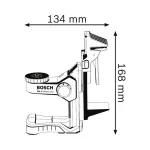 Suporte de Parede e Tetos para Níveis Laser Bosch BM1 0601015A01