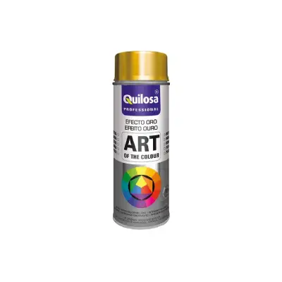 Tinta Acrílica Spray Quilosa Efeito Ouro-40480 11619